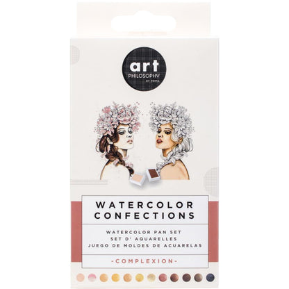 Watercolor Pans Complexion  / Acuarelas Tonos de Piel Acuarela Prima Marketing