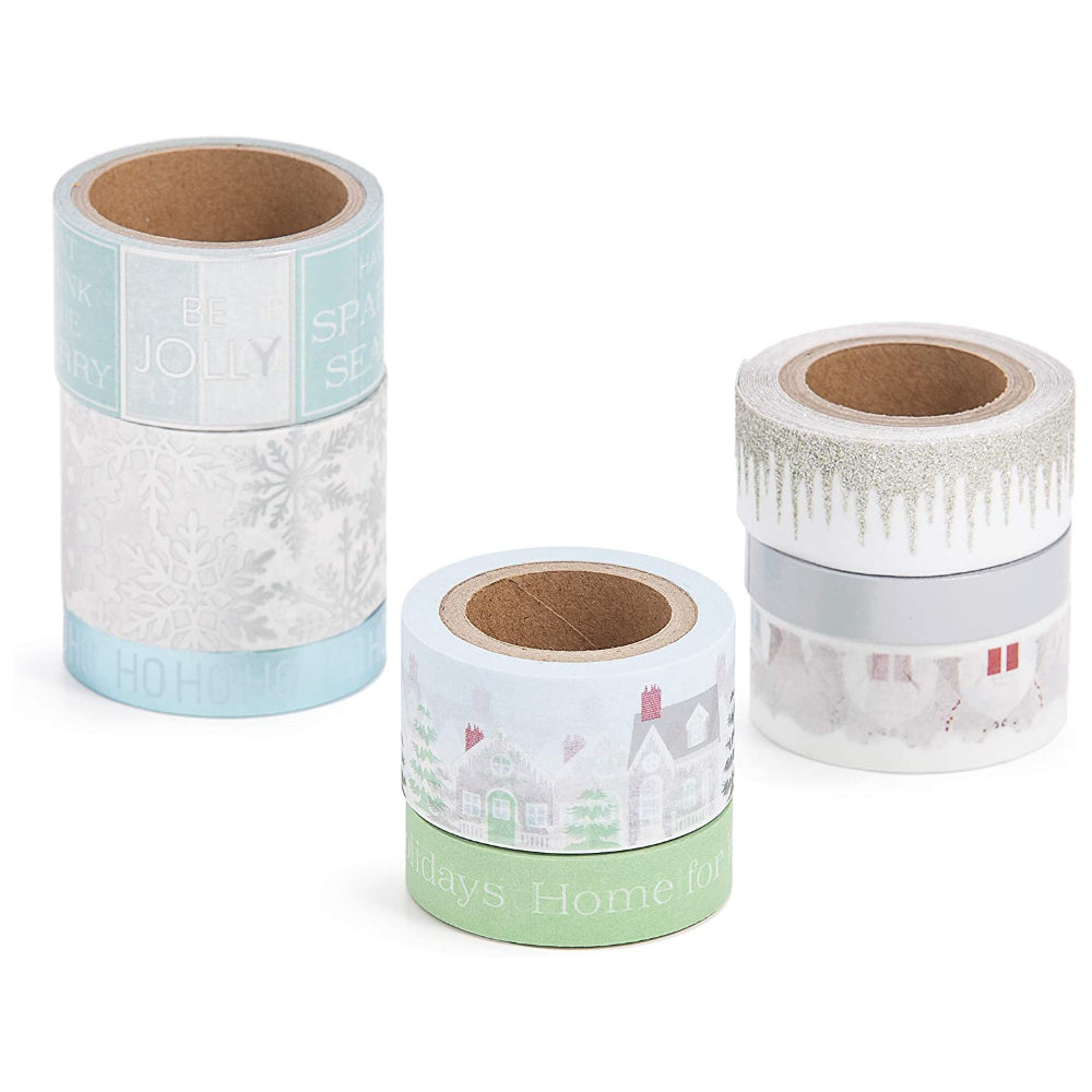 8 Christmas Washi Tape / 8 Cintas Adhesivas Washi Washi Tape Martha Stewart