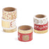 8 Christmas Red Gold Washi Tape / 8 Cintas Adhesivas Washi Descontinuado Martha Stewart