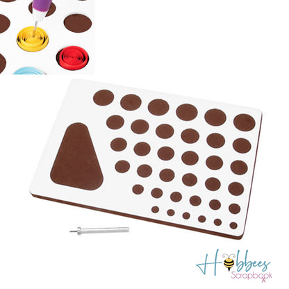 Quilling Board Tool / Tablero con Herramientas para Filigrana Descontinuado Darice