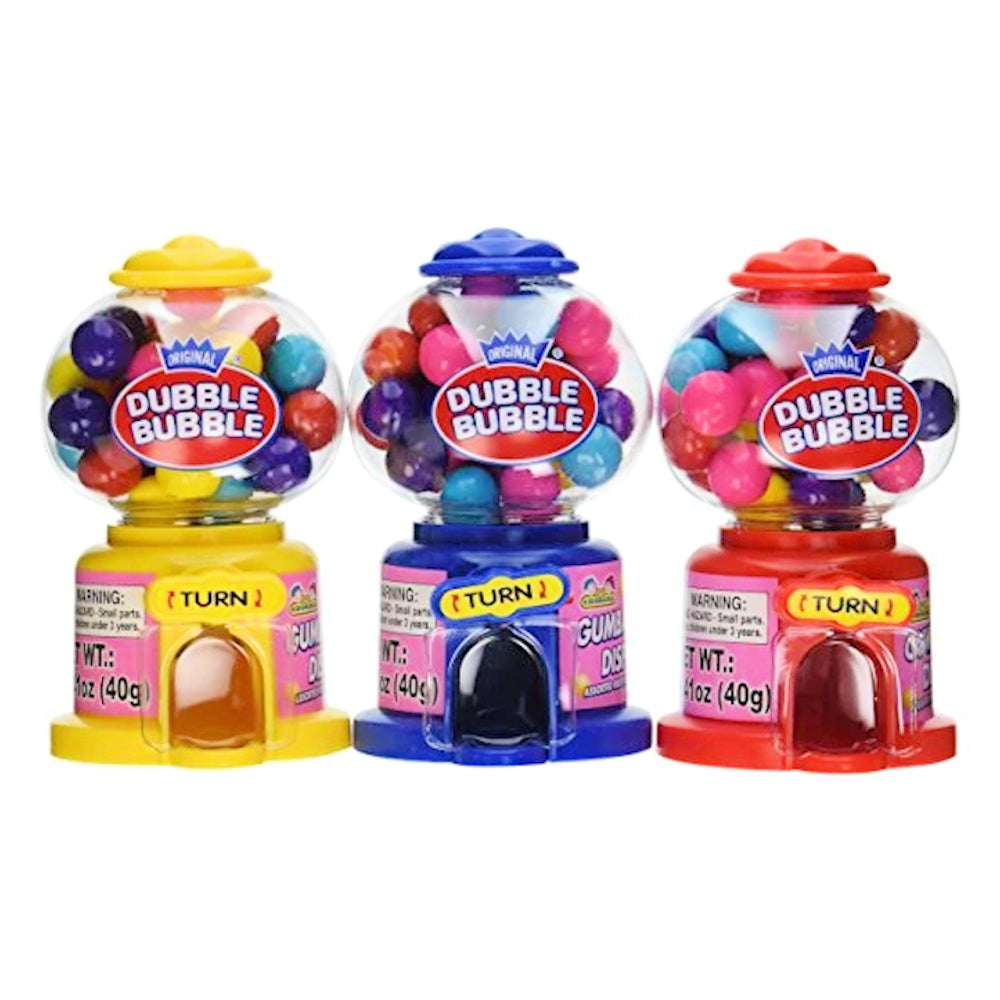 Mini Gumball Machines / Maquinitas para Chicles Mini Dulces Decorativos Dubble Bubble