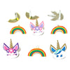 Unicorn &amp; Rainbow Brads / Broches de Unicornio y Arcoiris
