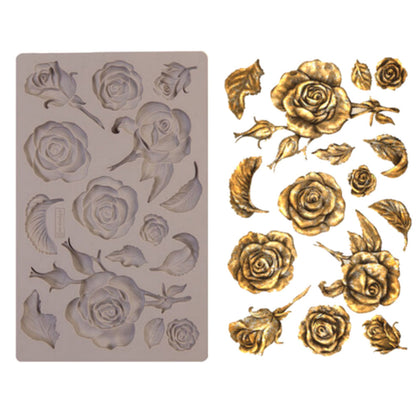 Re-Design Mould Fragrant Roses / Molde de Silicón Rosas Herramientas para Modelado Prima Marketing