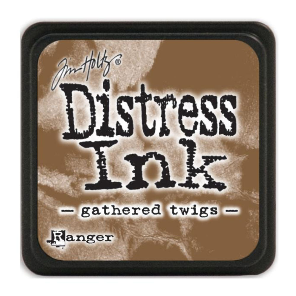 Tim Holtz Mini Distress Gathered Twigs / Tinta Cafe Tintas Ranger