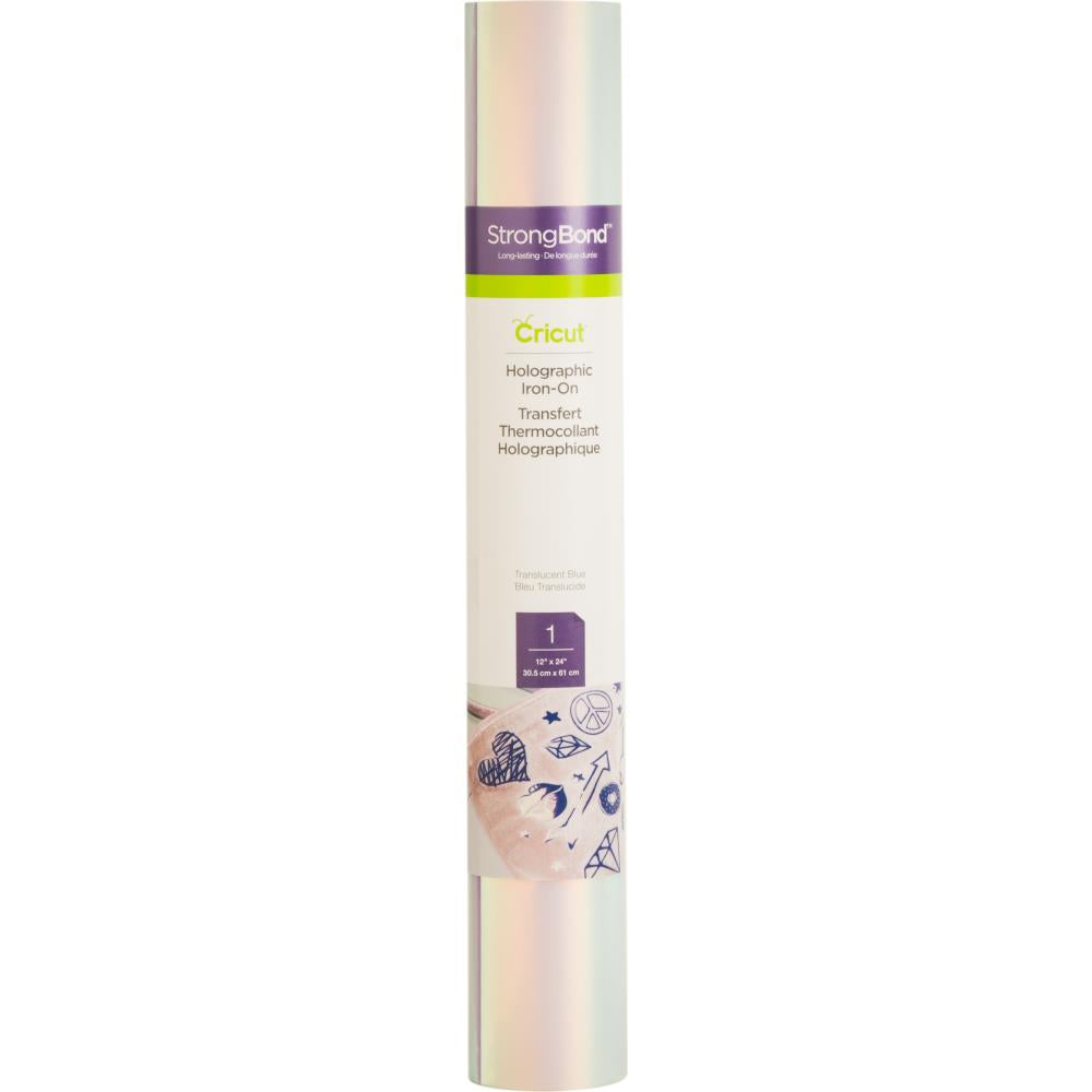 Iron-On Vinyl Roll Translucent Blue/ Vinil Térmico para Tela Azul Traslucido Viniles Cricut