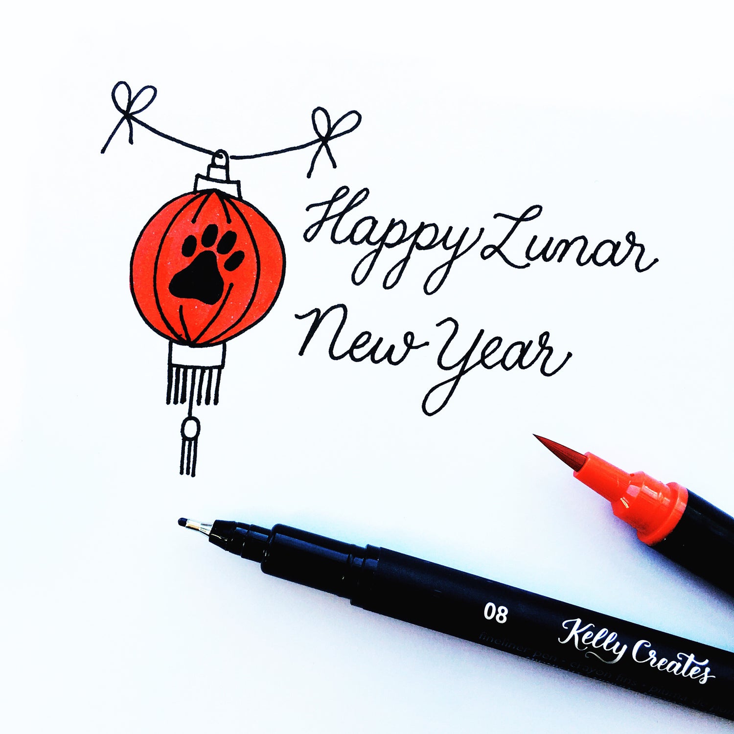 Aqua Brushes / Rotuladores Acuarelables Para Caligrafía Caligrafía Kelly Creates