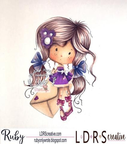 Cling Mounted Rubber Stamps Sending Wishes / Sellos Cling Enviando Deseos Descontinuado LDRS Creative