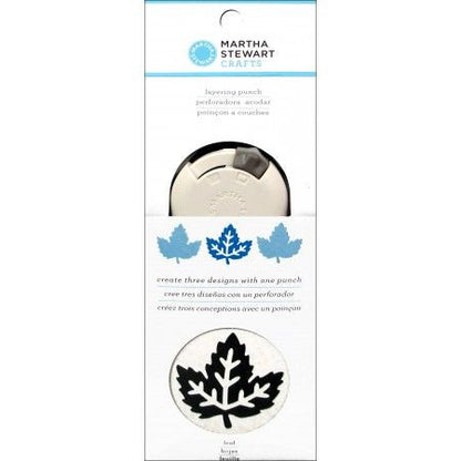 Layering Punch Leaf / Perforadora 3 en 1 de Hojas Descontinuado Martha Stewart