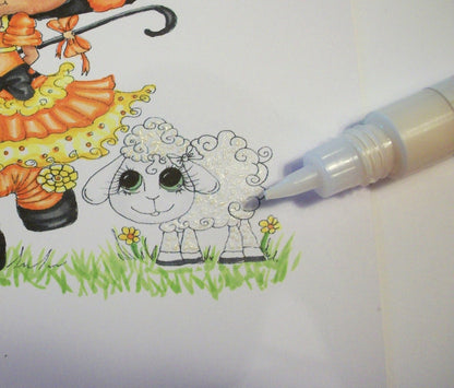 Liquid Applique Green / Pintura 3D Verde Adornos / Embellishments Marvy Uchida