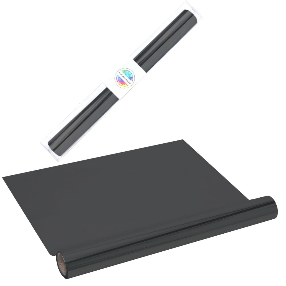 Rollo de Papel Metalizado Negro DESCONTINUADO Foil Multicolor