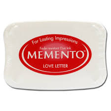 Love Letter Memento / Cojín de Tinta para Sellos Rojo Cereza