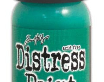 Distress Dabber Lucky Clover Acrylic Paint /  Pintura Acrílica Verde Intenso Tintas Ranger