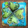 Distress Dabber Lucky Clover Acrylic Paint /  Pintura Acrílica Verde Intenso