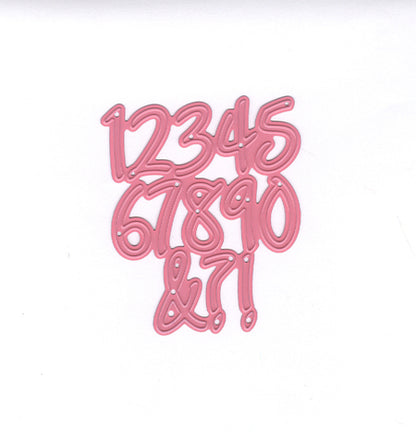 Charming Numbers Dies / Suajes de Números Descontinuado Marianne design