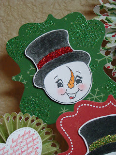 Winter Wonderland Faces Stamps / Sellos de Goma Caras de Invierno Sellos Peachy Keen