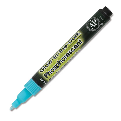 Glow In The Dark Fabric Marker Blue / Marcador Brilla en la Obscuridad Azul Descontinuado Marvy Uchida