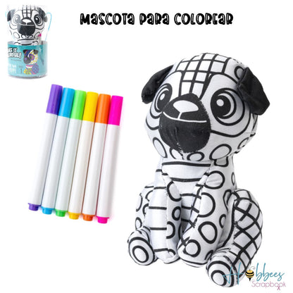 Make it Colorful Puppy / Colorea tu Perrito Colores y Plumones Colorbok