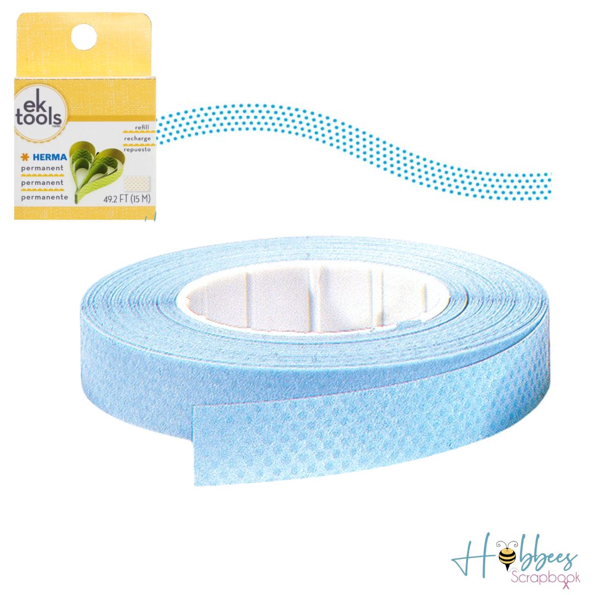 HERMA Dotto Permanent Adhesive Refill / Recambio de Adhesivo Permanente Adhesivos / Pegamentos Ek Tools