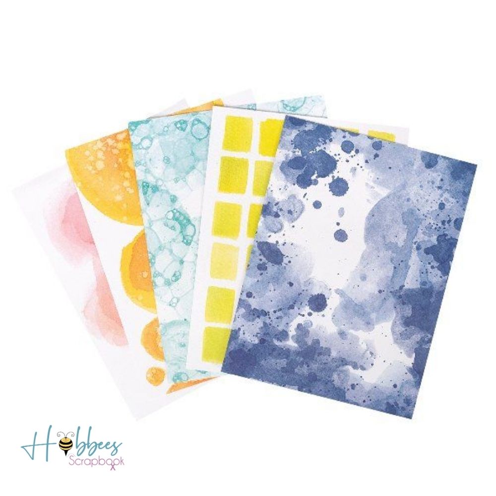 Mixed Media Backgrounds Paper / Block Papel Para Medios Mixtos 6 x 8" Papel Vicki Boutin