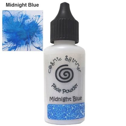 Cosmic Shimmer Pixie Powder Midnight Blue / Polvo Colorante Azul Pigmentos Creative Expressions