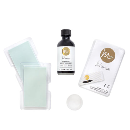 Minc Toner Stamping Kit / Kit para Estampado en Tóner Tintas Heidi Swapp