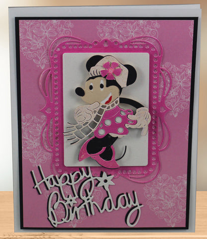 Disney Die Minnie Mouse / Suaje de Corte de Minnie Mouse Dados de Corte / Suajes / Troqueles Disney