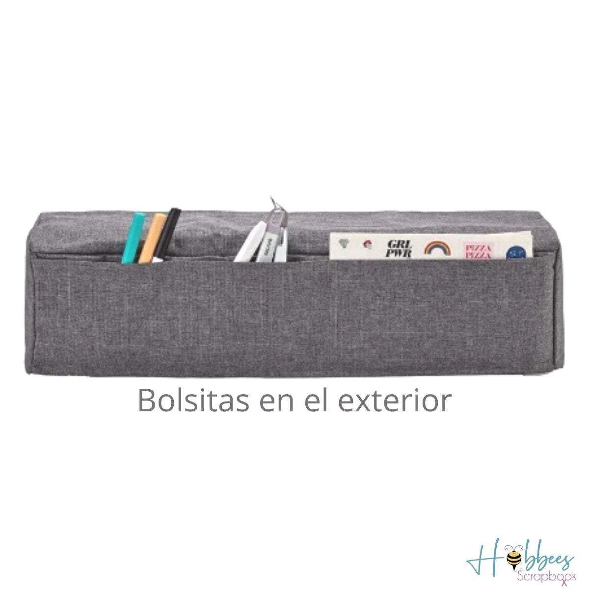 Funda Cubre Polvo Cricut Gris Plotter Accesorios Hobbees