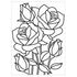 Mosaic Rose Embossing Folder / Folder de Grabado Rosas Folders de Grabado Darice