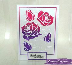 Mosaic Rose Embossing Folder / Folder de Grabado Rosas Folders de Grabado Darice