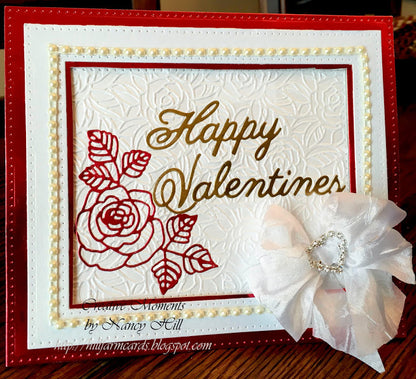 Beautiful Rose Die / Suaje de Rosa Abierta Descontinuado Frantic Stamper