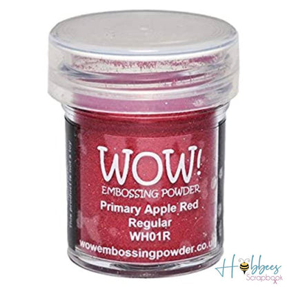 Apple Red Embossing Powder / Polvo de Embossing Manzana Roja Translúcido Polvos de Embossing Wow!