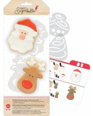 North Pole Specialty Cookie Cutter Set / Set de Moldes Para Galletas Polo Norte Descontinuado Sugarbelle