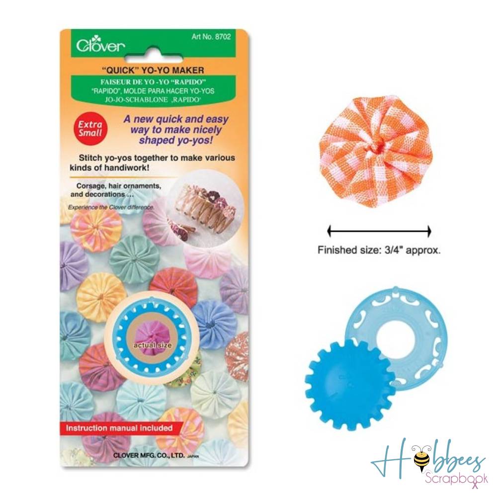 Yo-Yo Maker XSmall / Plantilla para Flores Yo-Yo DESCONTINUADO Clover