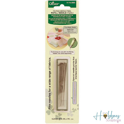 Felting Needle Tool Refill / Repuestos Agujas Afieltrar Costura clover