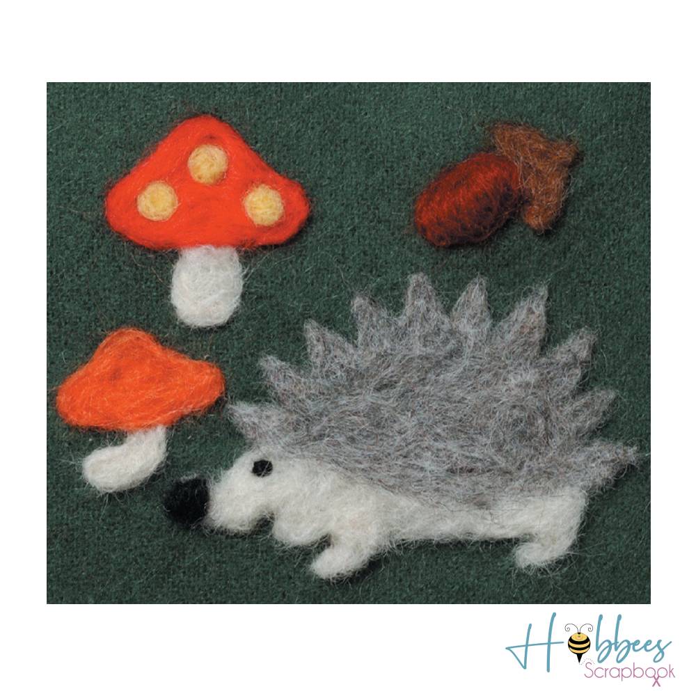 Needle Felting Mold Hedgehog / Molde para Afieltrar Costura Clover