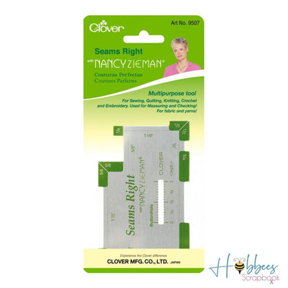 Seams Right / Regla para Costuras Perfectas costura Clover