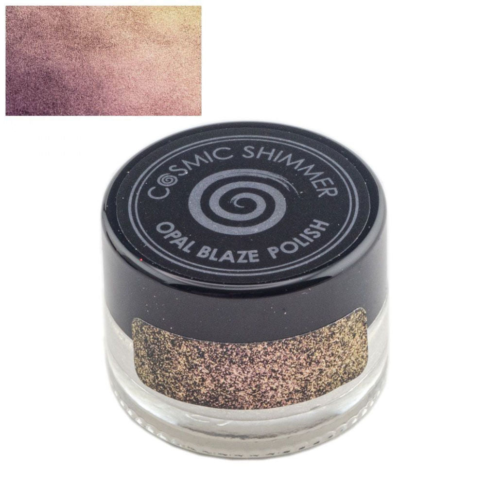 Cosmic Shimmer Opal Blaze Polish Golden Blackberry Pastas Texturizadoras y Medios Mixtos Creative Expressions