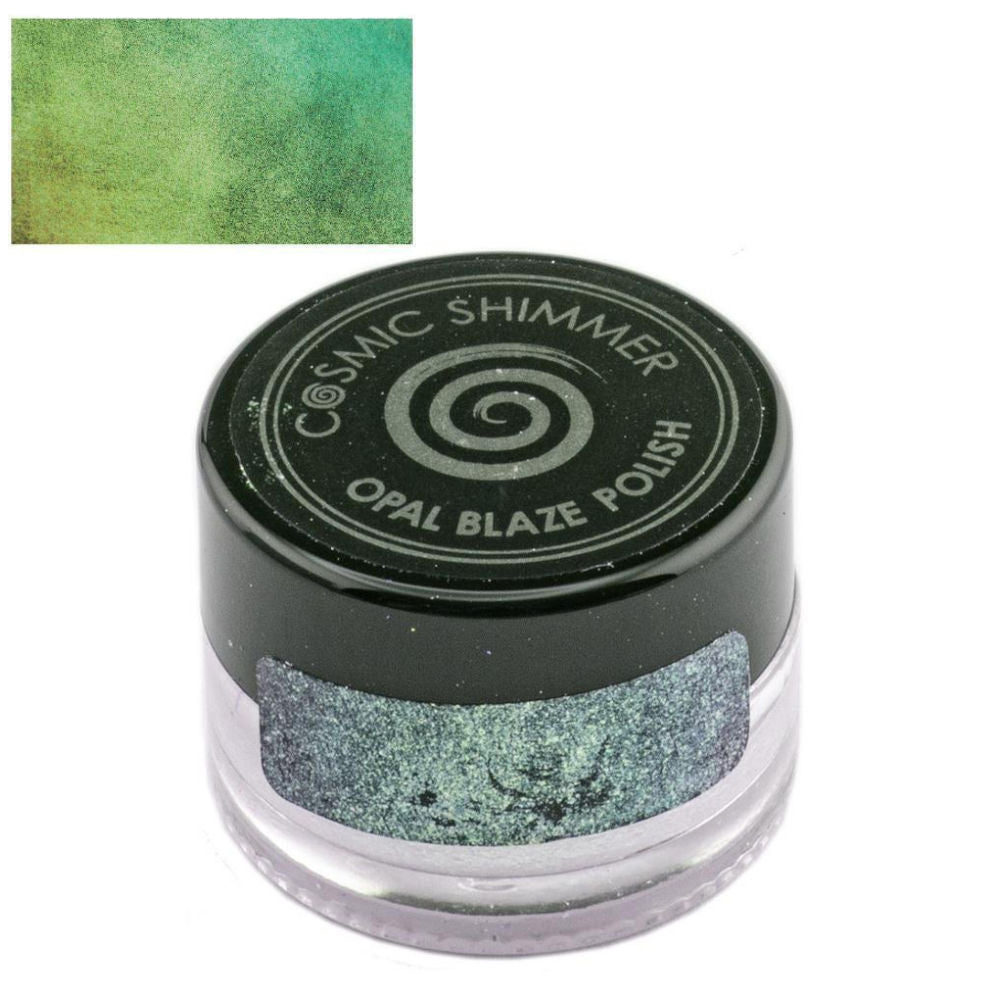 Cosmic Shimmer Opal Blaze Polish Gilded Avocado Pastas Texturizadoras y Medios Mixtos Creative Expressions