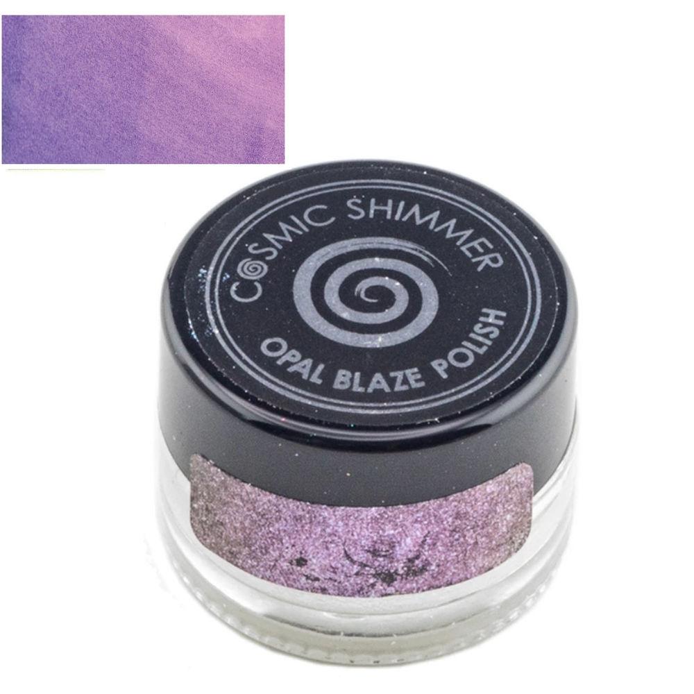 Cosmic Shimmer Opal Blaze Polish Pink Blueberry Pastas Texturizadoras y Medios Mixtos Creative Expressions