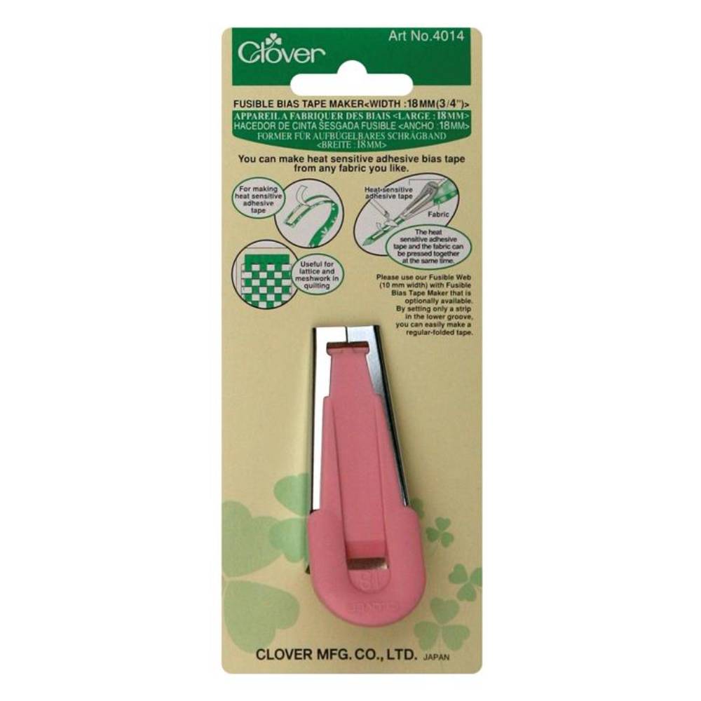 Fusible Bias Tape Maker 18mm / Creador de Bies Costura Clover