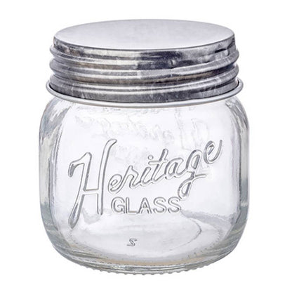 Heritage Clear Glass Mason Jar / Frasco de Vidrio Transparentes Almacenamiento y Organización Darice