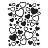 Embossing Folder Scattered Hearts / Folder de Grabado Corazones