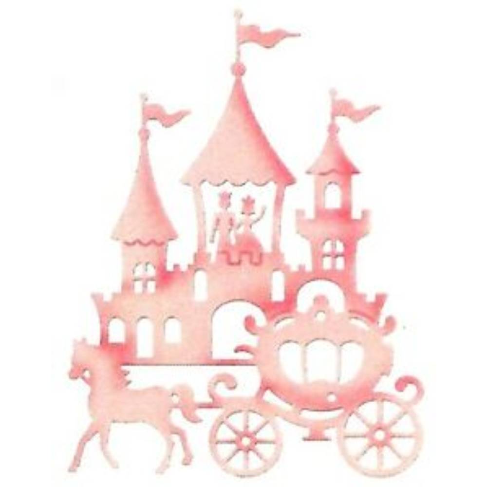 Castle &amp; Carriage Die / Suaje de Castillo y Carroza Descontinuado Cottage Cutz