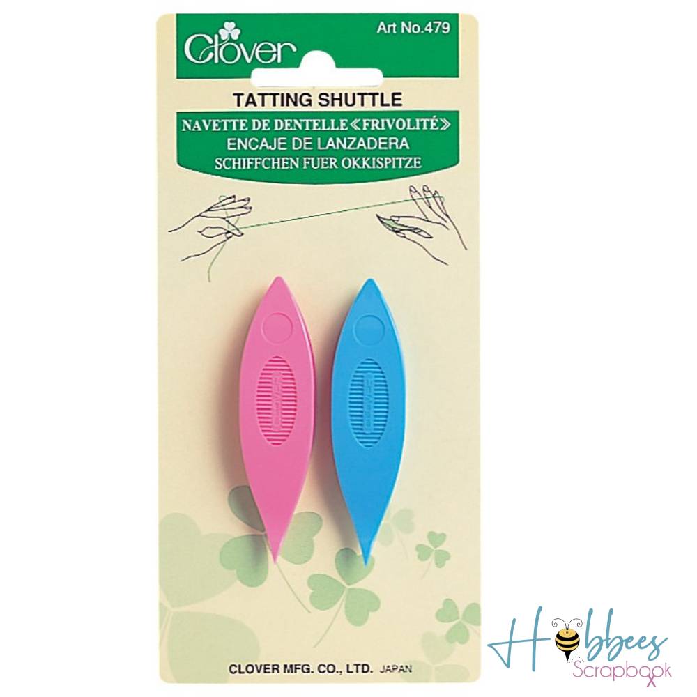 Plastic Tatting Shuttles / Lanzaderas para Encaje Costura Clover