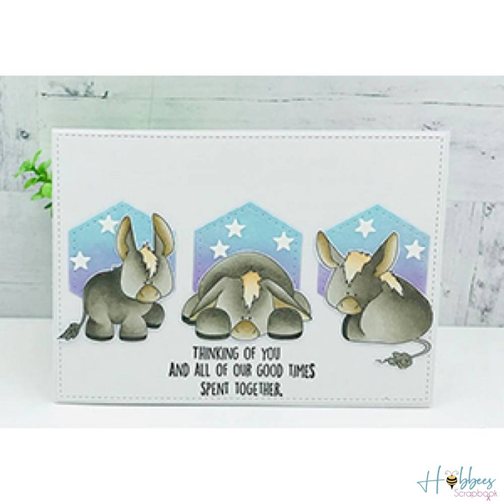 Stuffies Stamps / Sellos de Polímero de Burros Descontinuado Stamping Bella