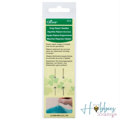 Snag Repair Needle / Agujas para Reparar Jalones en Telasy Tejidos Costura Clover