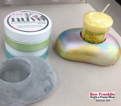 Embellishment Mousse Peony Pink / Mousse Texturizador Rosa Metálico Pastas Texturizadoras y Medios Mixtos Nuvo