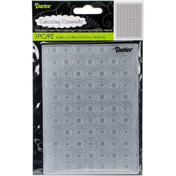 Octagon Embossing Folder / Folder de Grabado Octágono Folders de Grabado Darice