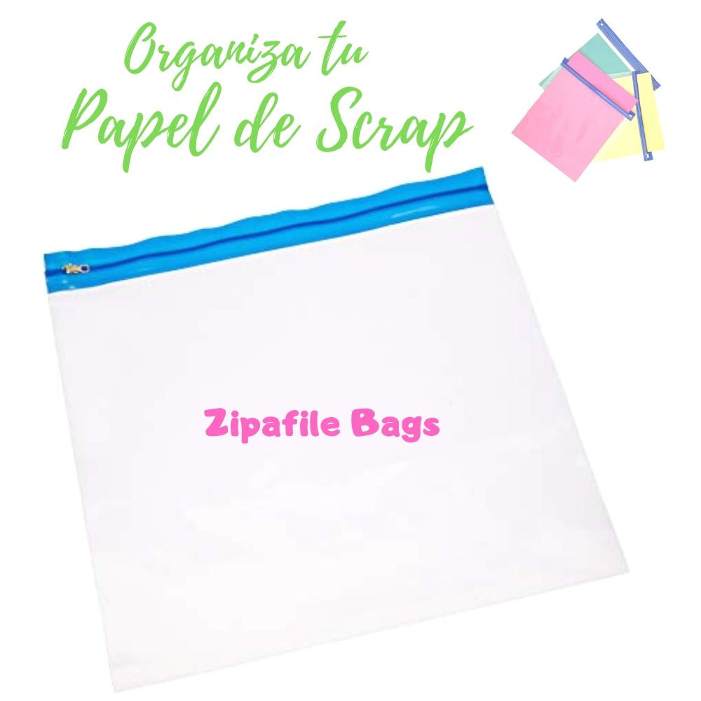 Zipafile Bags / Sobre Bolsa con Cierre Metálico Almacenamiento y Organización Bag Of Bags