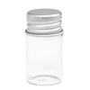 Medium Glass Jars / 6 Frascos de Vidrio Med. con Tapa Metálica